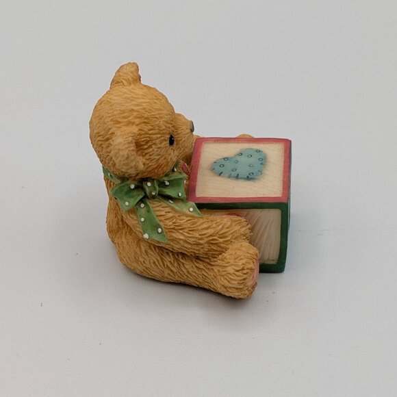 Cherished Teddies Bear with ABC "I" Block (158488I) 1995 - Picture 4 of 10